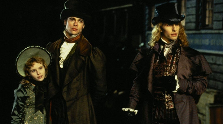 Kirsten Dunst, Brad Pitt y Tom Cruise en 'Entrevista con el vampiro'