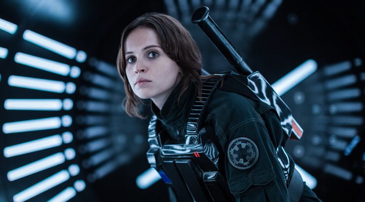 Felicity Jones en Jyn Erso en 'Rogue One: Una historia de Star Wars'