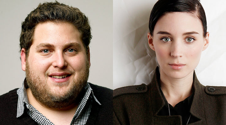 Collage Rooney Mara y Jonah Hills