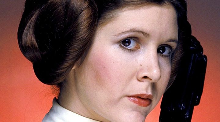  Carrie Fisher como la Princesa Leia de 'Star Wars'