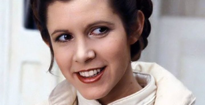  Carrie Fisher como la princesa Leia en 'Star Wars'