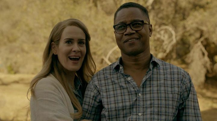  Sarah Paulson y Cuba Gooding en la sexta temporada de 'American Horror Story'