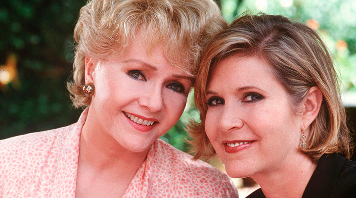 Debbie Reynolds y Carrie Fisher