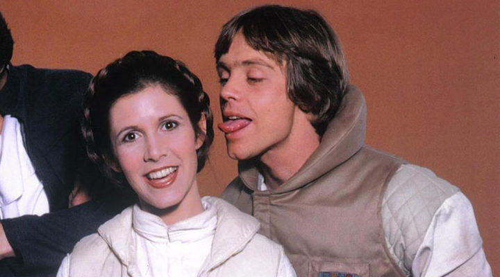 Carrie Fisher y Mark Hamill