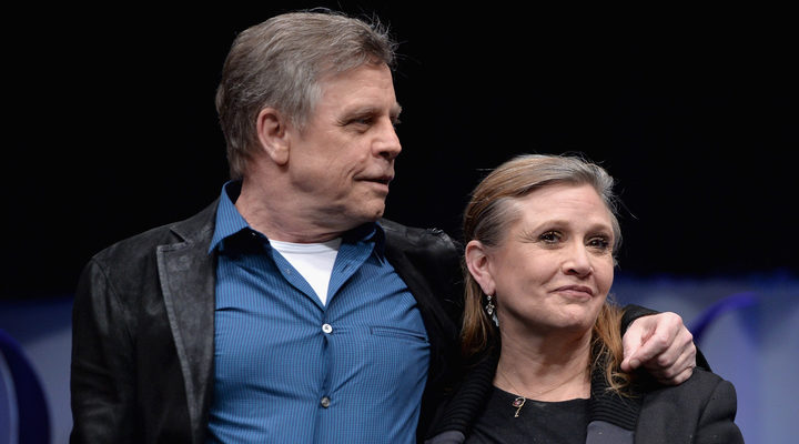 Carrie Fisher y Mark Hamill