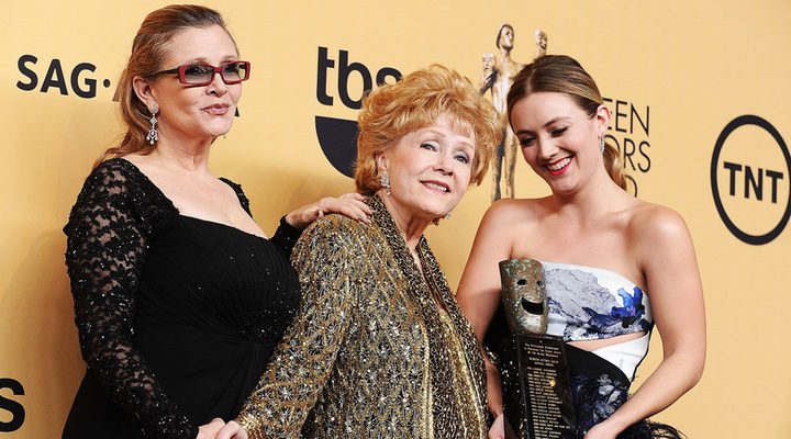 Billie Lourd, Debbie Reynolds y Carrie Fisher