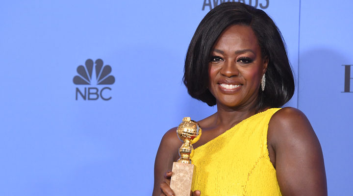 Viola Davis en los Globos de Oro