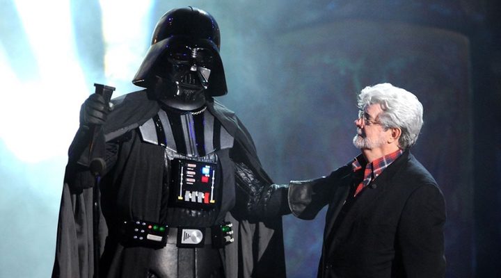 George Lucas y Darth Vader