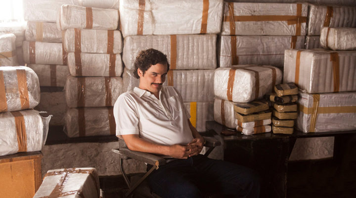 Pablo Escobar en la serie 'Narcos'