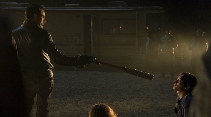  escena de la séptima temporada de 'The Walking Dead'