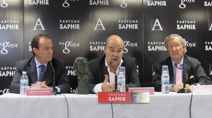 Antonio Resines con promoción de Saphir