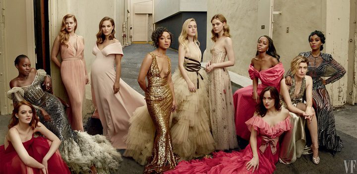 Las 11 actrices posan para Vanity Fair