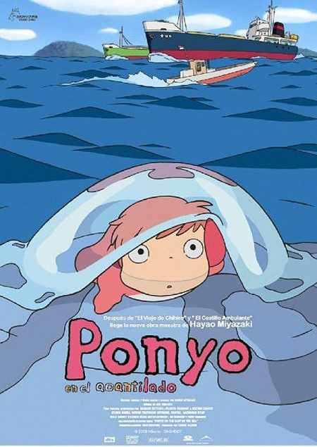 Carteles e imágenes de 'Ponyo en el acantilado'