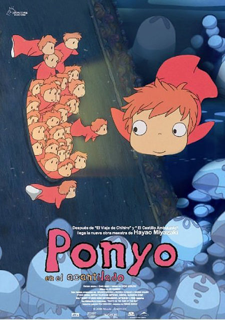 Carteles e imágenes de 'Ponyo en el acantilado'