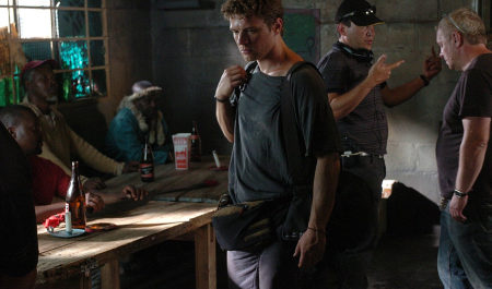 Ryan Phillippe en el rodaje de 'The Bang Bang Club'