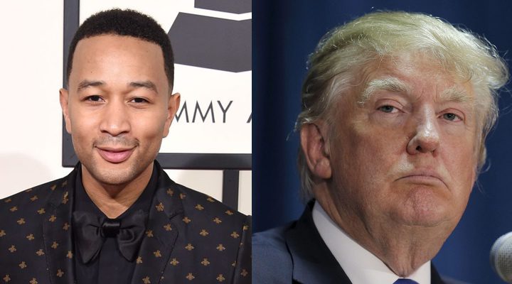 John Legend y Donald Trump