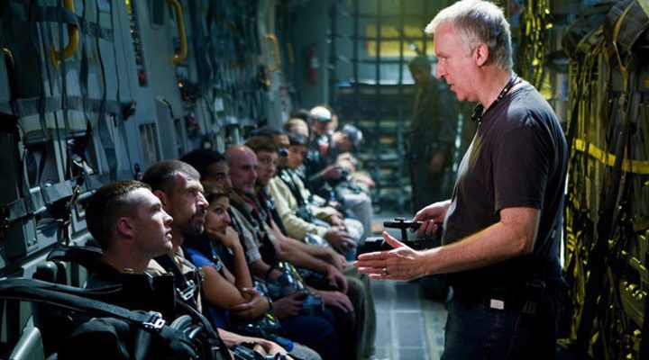 James Cameron dirigiendo 'Avatar'