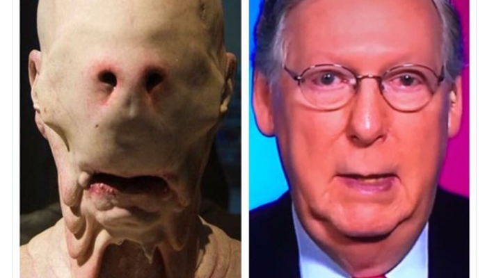 Hombre Pálido Mitch McConnell