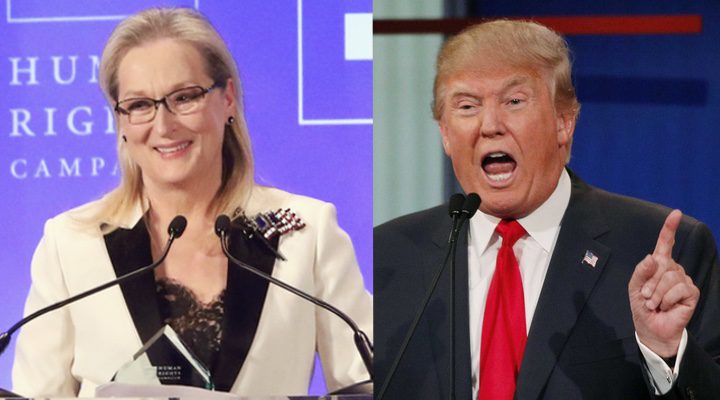  Meryl Streep y Donald Trump