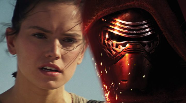  Rey y Kylo Ren de 'Star Wars: El despertar de la fuerza'