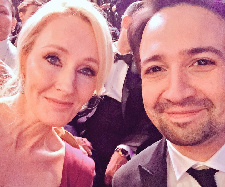 'Lin-Manuel Miranda' y 'J.K.Rowling'