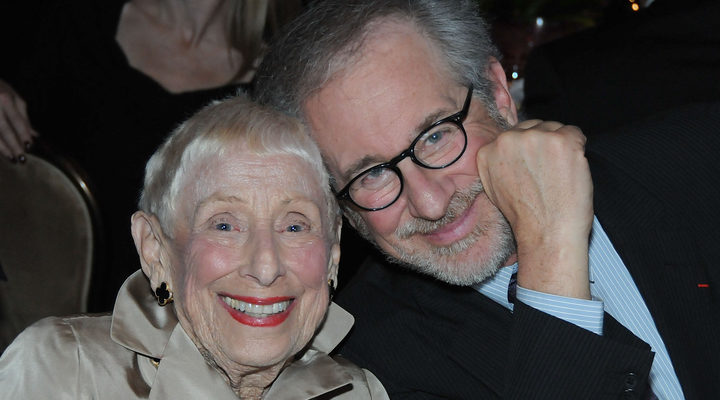 'Leah Adler y Steven Spielberg'