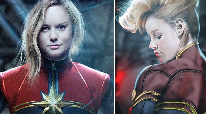  Brie Larson como 'Captain Marvel'