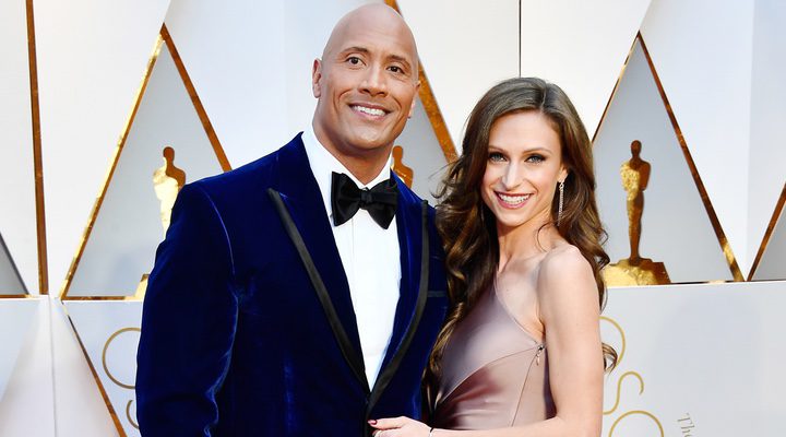 Dwayne Johnson y Lauren Hashian