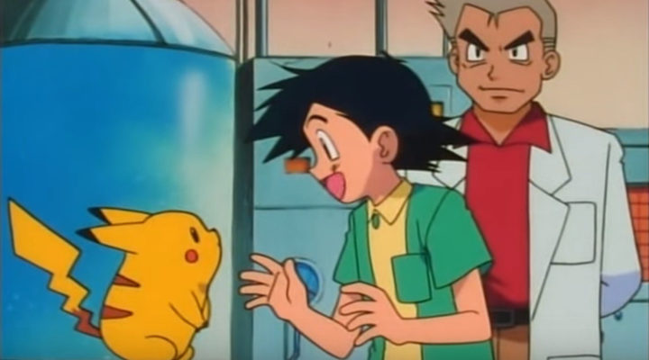 Ash y Pikachu