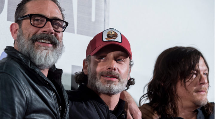 'Andrew Lincoln, Norman Reedus, Greg Nicotero, Jeffrey Dead-Morgan'