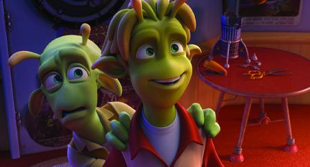 Tres imágenes de 'Planet 51'