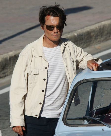 En el set de rodaje de 'The Rum Diary'