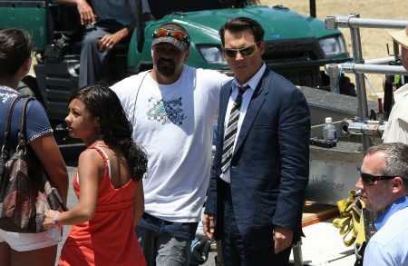 En el set de rodaje de 'The Rum Diary'