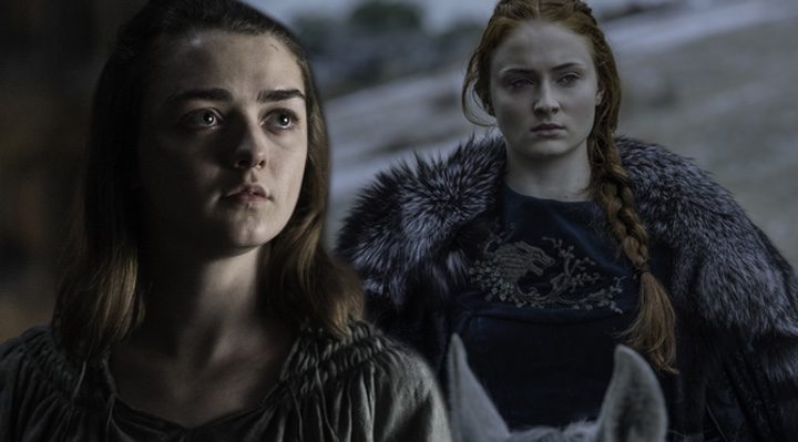  Maisie Williams y Sophie Turner en 'Juego de Tronos'