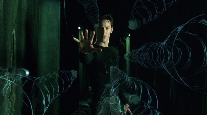  Keanu Reaves en 'Matrix'