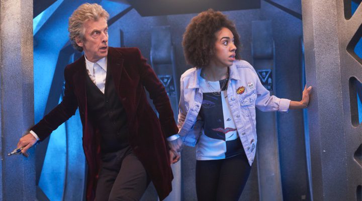 Peter Capaldi y Pearl Mackie