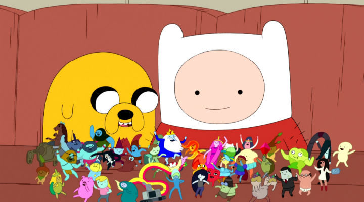 Jake y Finn, grandes amigos