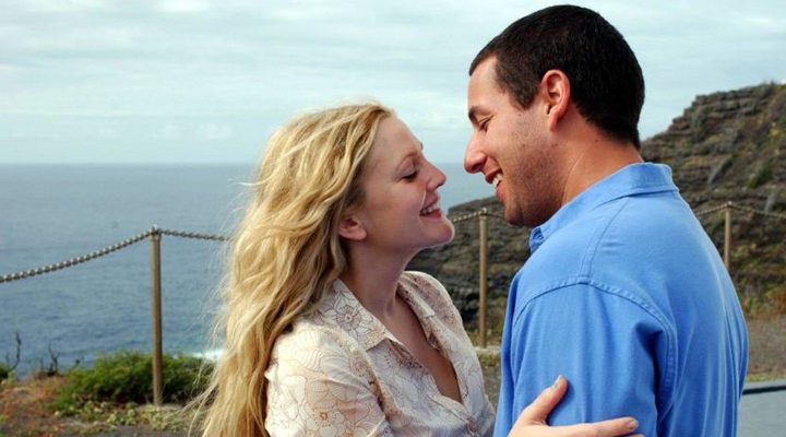  Adam Sandler y Drew Barrymore