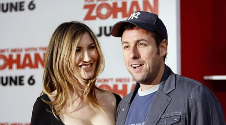  Adam Sandler y su esposa Jackie