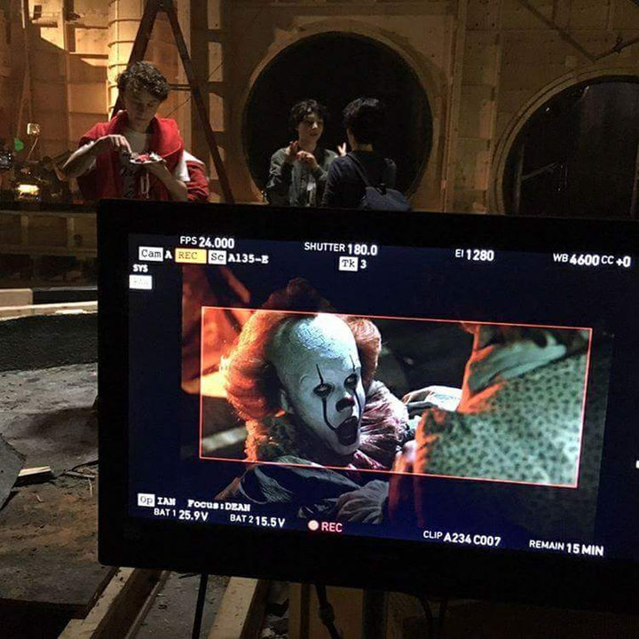 Imagen del rodaje de 'It'