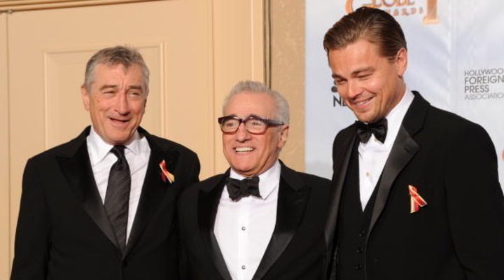 Martin Scorsese, Leonardo DiCaprio y Robert De Niro