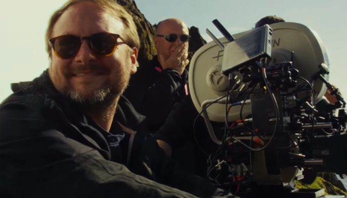 Rian Johnson rodando 'Los últimos Jedi'