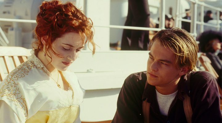 Kate Winslet y Leonardo Dicaprio en 'Titanic'