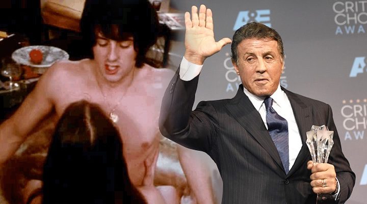  Sylvester Stallone en su película pornográfica y en un evento de 2017