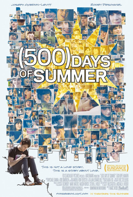 Cartel oficial de '(500) days of summer'