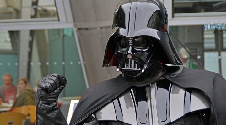  Cosplay del personaje de ficción de 'Star Wars', Darth Vader.