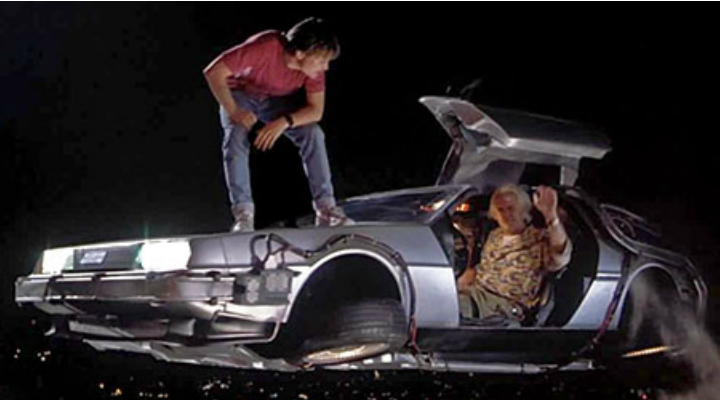  Marty McFly y Doc en 'Regreso al futuro II'