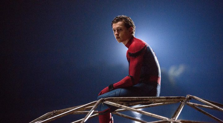 Tom Holland en el set de rodaje de 'Spider-Man: Homecoming' 