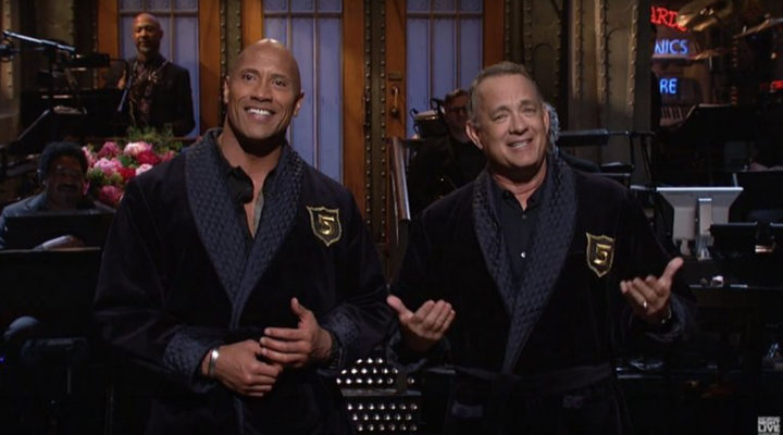  Saturday Night Live, Tom Hanks y Dwayne Johnson