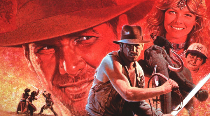 Arte promocional de 'Indiana Jones y el Templo Maldito'